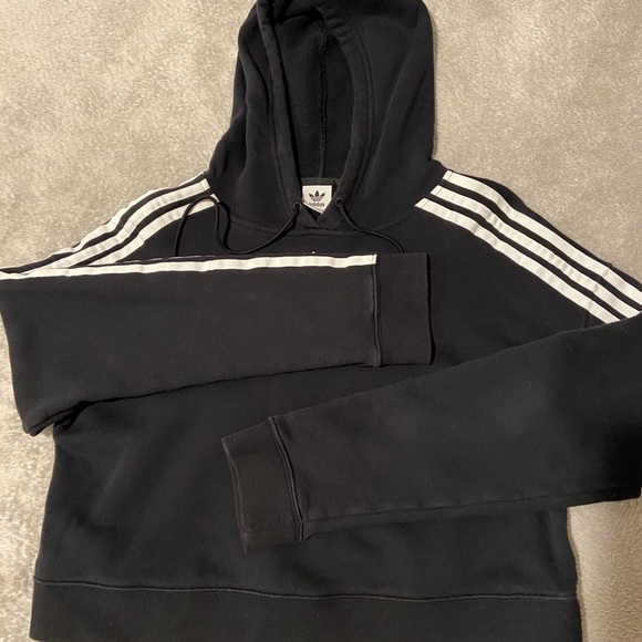 Adidas Originals adicolor cropped hoodie - Picture 12 of 12